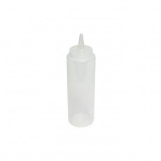 Thunder Group PLTHSB008C Squeeze Bottle, 8oz, Translucent, PP Plastic, 2(w) x 2(d) x 7(h) inch – 1 dozen