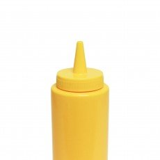 Thunder Group PLTHSB008Y Squeeze Bottle, 8oz, Yellow, PP Plastic, 2(w) x 2(d) x 7(h) inch – 1 dozen