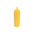 Thunder Group PLTHSB008Y Squeeze Bottle, 8oz, Yellow, PP Plastic, 2(w) x 2(d) x 7(h) inch – 1 dozen