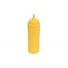 Thunder Group PLTHSB008Y Squeeze Bottle, 8oz, Yellow, PP Plastic, 2(w) x 2(d) x 7(h) inch – 1 dozen