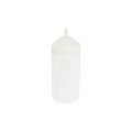 Thunder Group PLTHSB016CW Squeeze Bottle, Wide-Mouth, 16oz, Translucent, PP Plastic, 2-3/4(w) x 2-3/4(d) x 7-5/8 inch – 6 each