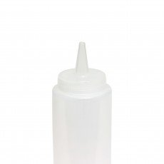 Thunder Group PLTHSB024C Squeeze Bottle, 24oz, Translucent, PP Plastic, 2-7/8(w) x 2-7/8(d) x 9-1/2(h) inch – 1 dozen