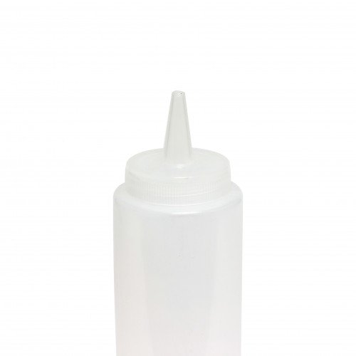 Thunder Group PLTHSB024C Squeeze Bottle, 24oz, Translucent, PP Plastic, 2-7/8(w) x 2-7/8(d) x 9-1/2(h) inch – 1 dozen