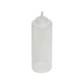 Thunder Group PLTHSB024C Squeeze Bottle, 24oz, Translucent, PP Plastic, 2-7/8(w) x 2-7/8(d) x 9-1/2(h) inch – 1 dozen