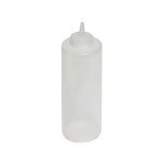 Thunder Group PLTHSB024C Squeeze Bottle, 24oz, Translucent, PP Plastic, 2-7/8(w) x 2-7/8(d) x 9-1/2(h) inch – 1 dozen