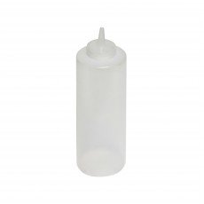 Thunder Group PLTHSB024C Squeeze Bottle, 24oz, Translucent, PP Plastic, 2-7/8(w) x 2-7/8(d) x 9-1/2(h) inch – 1 dozen