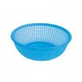 Thunder Group PLWB001-B Colanders, Blue, Round, Perforated, PP Plastic, 12-1/2(w) x 12-1/2(d) x 4-1/4(h) inch
