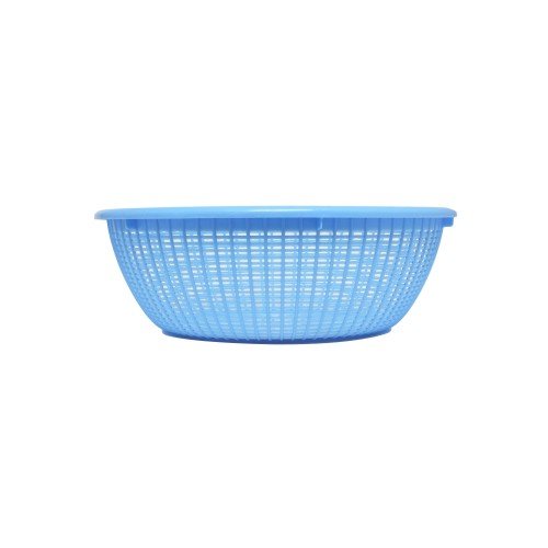 Thunder Group PLWB002-B Colanders, Blue, Round, Perforated, PP Plastic, 11-1/2(w) x 11-1/2(d) x 3-7/8(h) inch