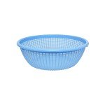 Thunder Group PLWB002-B Colanders, Blue, Round, Perforated, PP Plastic, 11-1/2(w) x 11-1/2(d) x 3-7/8(h) inch