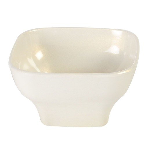 Thunder Group PS3105V Passion Pearl Bowl, 14oz, Square, Round Corner, Melamine, 4-3/4(w) x 4-3/4(d) x 2-1/2(h) inch, NSF Listed – 1 dozen