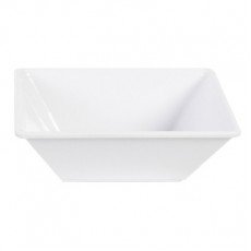 Thunder Group PS5010W Passion Bowls, 80oz, Square, White, Melamine, 10(w) x 10(d) x 2-1/2(h) Inch, NSF Listed