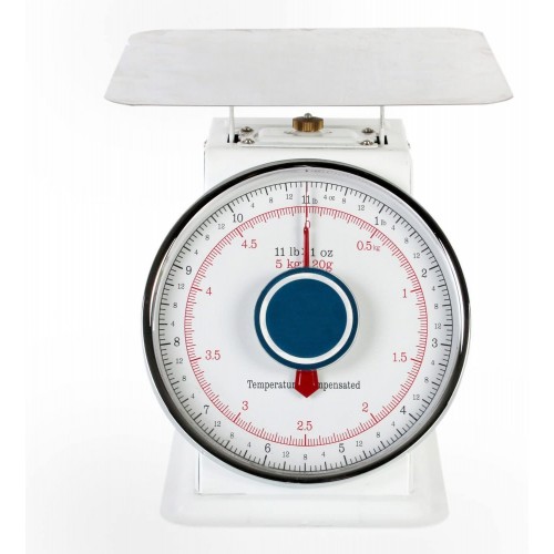 Thunder Group SCSL003 Flat Platform Scales, (11)lb(s) Capacity, Coated Iron, Counter-top, Enamel Finish