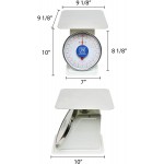 Thunder Group SCSL004 Flat Platform Scales, (22)lb(s) Capacity, Coated Iron, Counter-top, Enamel Finish