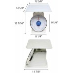 Thunder Group SCSL006 Flat Platform Scales, (70)lb(s) Capacity, Coated Iron, Counter-top, Enamel Finish