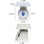 Thunder Group SCSL007 Flat Platform Scales, (100)lb(s) Capacity, Coated Iron, Counter-top, Enamel Finish