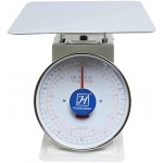 Thunder Group SCSL007 Flat Platform Scales, (100)lb(s) Capacity, Coated Iron, Counter-top, Enamel Finish
