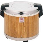 Thunder Group SEJ18000 Rice Warmers, (60)Bowls Cooked Rice Capacity, Wood Grain, Brown, 100w, 110v/60/1-ph, UL/NSF Listed