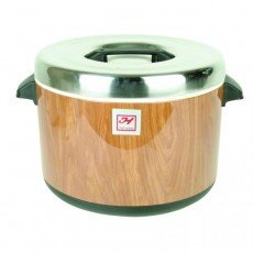 Thunder Group SEJ73000 Sushi Rice Warmer, (120)Cups Cooked Rice Capacity, Insulated, Wood Grain, NSF Listed