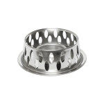 Thunder Group SLAL005 Alcohol Wok Base w/ Fuel Holder, Round, Stainless Steel, 7-1/4(w) x 7-1/4(d) x 2-1/2(h) inch