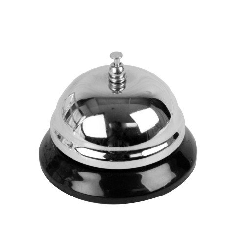 Thunder Group SLBELL001 Call Bell, Chrome-Plated, 3-3/8(w) x 3-3/8(d) x 2-1/4(h) inch