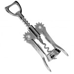 Thunder Group SLBO005 Cork Screw Opener, Wing-Type, Stainless Steel, 6-1/2(w) x 2-1/2(d) x 2-1/2(h) inch