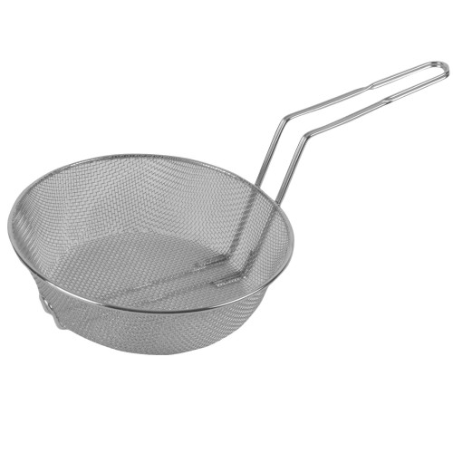 Libertyware CWB10F Culinary Wire Basket, Fine Mesh, Nickel-Plated, 10(w) x 19.5(d) x 4.5(h) inch