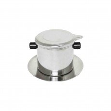 Thunder Group SLCF001 Coffee Percolator, Includes Filter Part/Lid, Stainless Steel, 3-3/4(w) x 3-3/4(d) x 2-4/9(h) inch