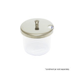 Thunder Group SLCJ007C Lid Fits 7oz Condiment Jar, Stainless Steel, 3-3/8(w) x 3-3/8(d) x 3/4(h) inch