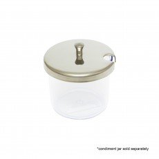Thunder Group SLCJ007C Lid Fits 7oz Condiment Jar, Stainless Steel, 3-3/8(w) x 3-3/8(d) x 3/4(h) inch