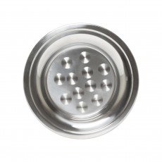 Thunder Group SLCT018 Serving/Display Trays, Round, Stainless Steel, 18(w) x 18(d) x 3/4(h) inch