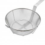 Thunder Group SLFB006 Fryer Baskets, Round, Nickle Plated, 13-1/4(w) x 13-1/4(d) x 5-1/8(h) inch