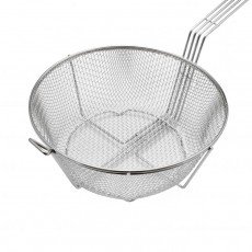 Thunder Group SLFB006 Fryer Baskets, Round, Nickle Plated, 13-1/4(w) x 13-1/4(d) x 5-1/8(h) inch