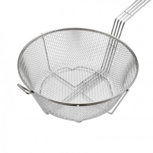 Thunder Group SLFB006 Fryer Baskets, Round, Nickle Plated, 13-1/4(w) x 13-1/4(d) x 5-1/8(h) inch