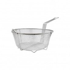 Thunder Group SLFB006 Fryer Baskets, Round, Nickle Plated, 13-1/4(w) x 13-1/4(d) x 5-1/8(h) inch