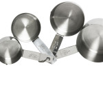 Thunder Group SLMC2414 Measuring Cup Set, (¼/1/3/ ½/1)Cup(s), Stainless Steel