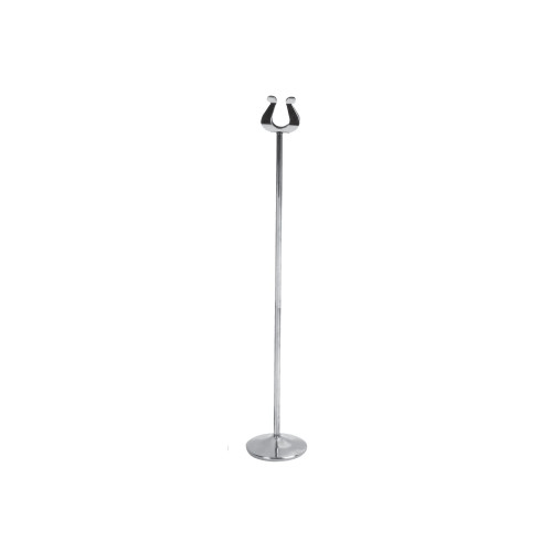 Thunder Group SLMH018 Menu Card Holder/Number Stand, 18(h) inch Tall, Stainless Steel – 1 dozen
