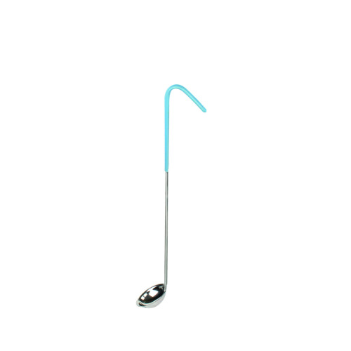 Thunder Group SLOL201 Serving Ladle, 1/2oz, Stainless Steel, Teal Color Handle, 1-3/4(w) x 1-3/4(d) x 12(h) inch