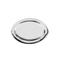 Thunder Group SLOP012 Platters, Oval, Stainless Steel, 12(w) x 8(d) x 7/8(h) inch