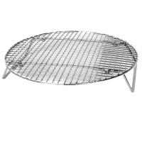 Thunder Group SLRACK1050 10-1/2 inch Round Nickel-Plated Steamer Rack, 1 each