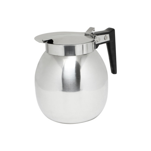 Thunder Group SLRCD001 Coffee Decanter, 64oz, Stainless Steel, 6(w) x 6(d) x 6-5/8(h) inch