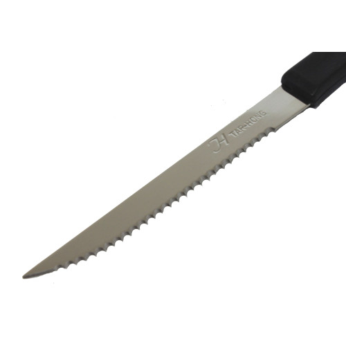 Thunder Group SLSK117 Steak Knife, Pointed Tip, Stainless Steel Blade, Plastic Handle, 7-5/8(w) x 1/2(d) x 1/4(h) inch – 1 dozen