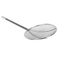 Thunder Group SLSKR513 Skimmer, Round, Wire Mesh, Nickel-Plated, 17-1/2(w) x 5(d) x 2(h) inch