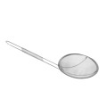 Thunder Group SLSKR65 Skimmer, Round, Fine Mesh, Stainless Steel, 16(w) x 6-1/2(d) x 3/4(h) inch