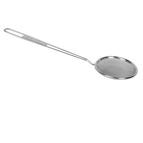 Thunder Group SLSKR80RL Skimmer, Extra Long, Round, Reinforce Wire Mesh, Nickel-Plated, 26-1/4(w) x 8(d) x 2(h) inch