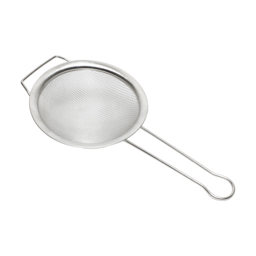 Thunder Group SLSTN006 Strainer, Single Mesh, Support Handle, Stainless Steel, 11-3/8(w) x 6(d) x 2-1/4(h) inch