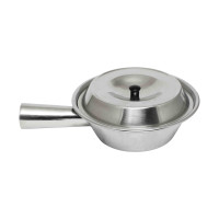 Thunder Group SLSTP714 Sauce Pan with Lid, Handle, Stainless Steel, 6(w) x 3(d) x 2-1/4(h) inch