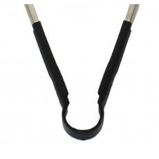Thunder Group SLTG812K Utility Tong, Black Handle, Stainless Steel, 12(w) x 7-3/4(d) x 1-1/2(h) inch
