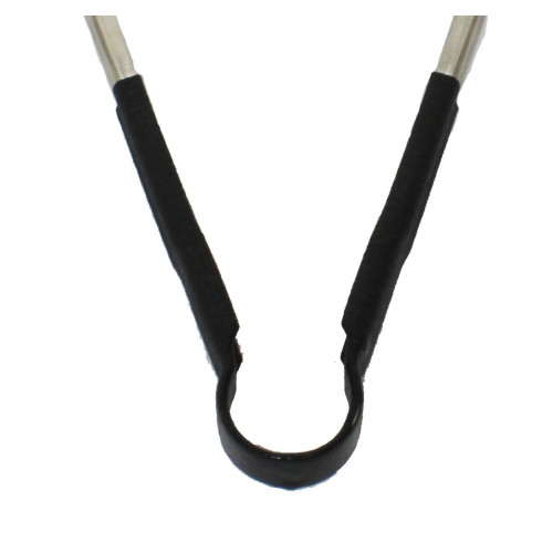 Thunder Group SLTG812K Utility Tong, Black Handle, Stainless Steel, 12(w) x 7-3/4(d) x 1-1/2(h) inch