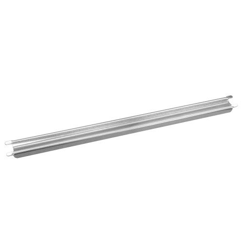 Thunder Group SLTHAB012 Adapter Bar, Grooved, Stainless Steel, 12(w) x 1(d) x 3/8(h) inch