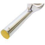 Thunder Group SLTHDP012 Ice Cream Dipper, 3oz, Cast Aluminum, Yellow End Handle, 7-1/8(w)  x 2(d)  x 1-5/8(h) inch